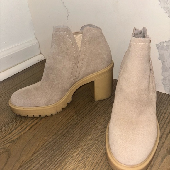 Dolce Vita Cashe H2O Waterproof Boots in Dune Suede Size 9.5 - Picture 13 of 14